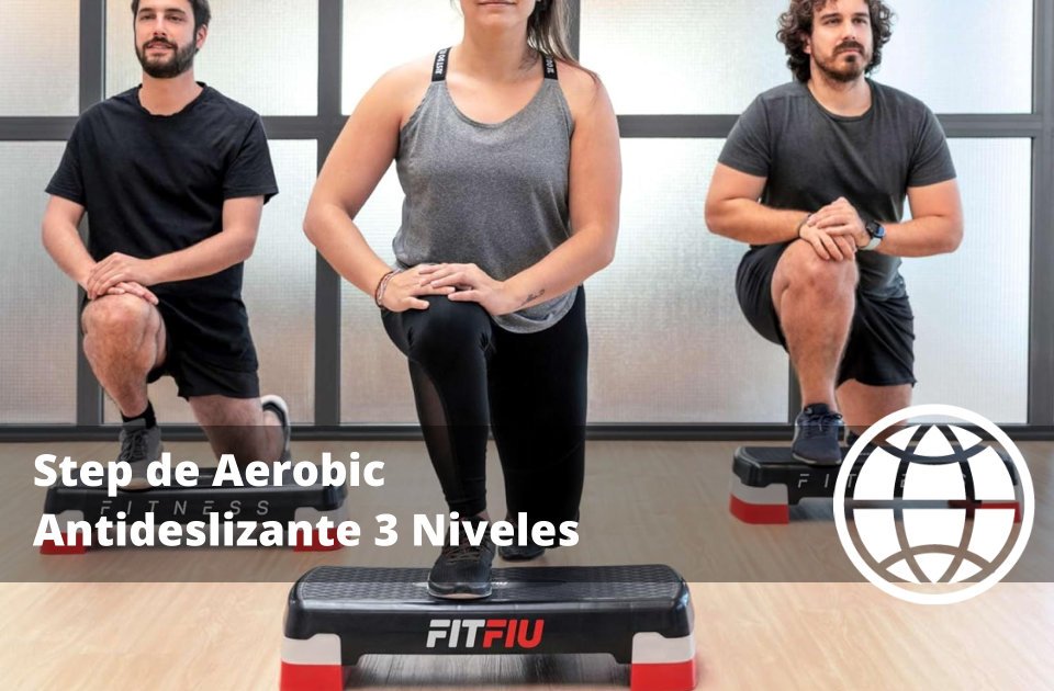 Step de Aerobic Antideslizante 3 Niveles