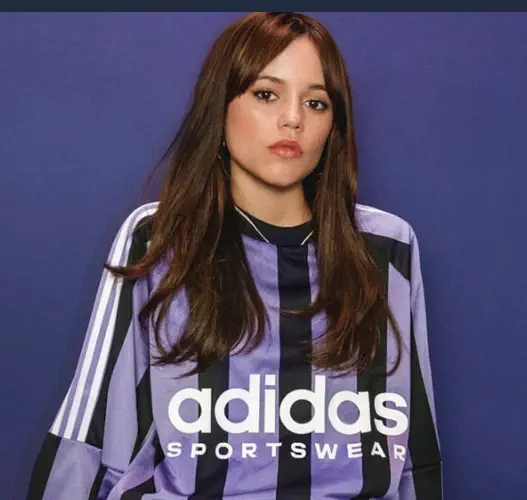 el marketing de Adidas añade a Jenna Ortega como embajadora de marca