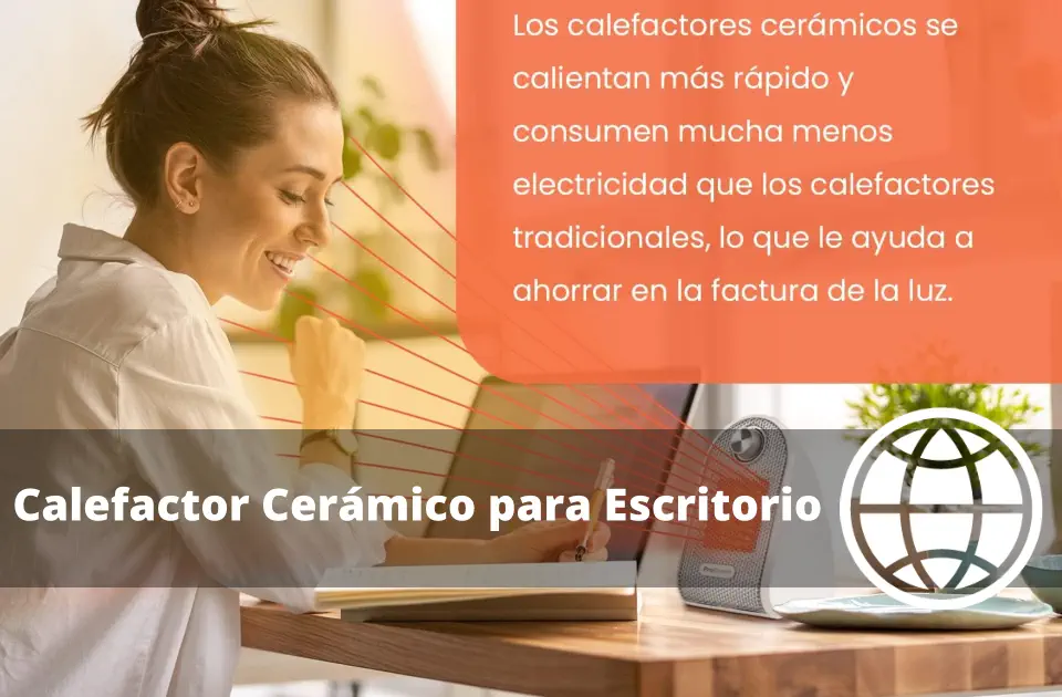 Calefactor Cerámico para Escritorio