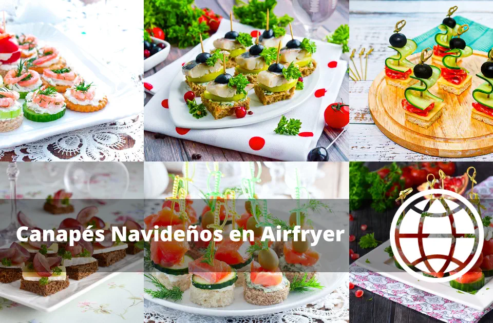 Canapés Navideños en Airfryer 15 Ideas Crujientes