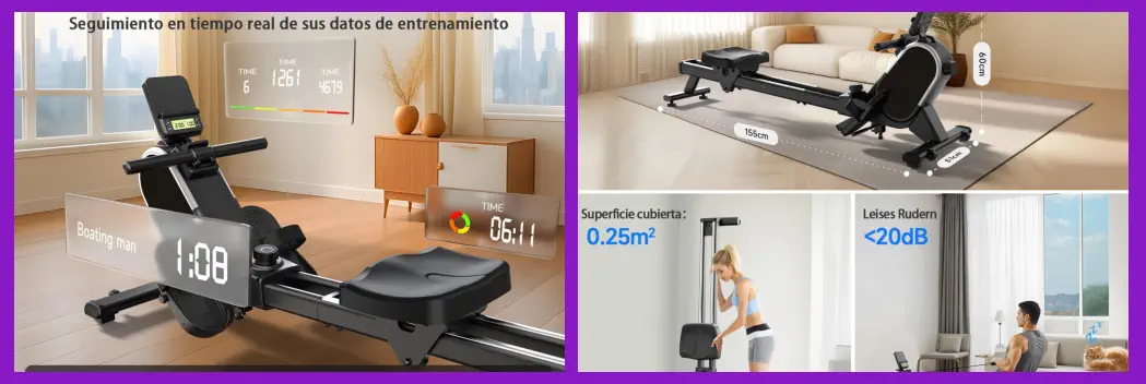 Máquina de Remo para Empezar a Entrenar a los 50 años