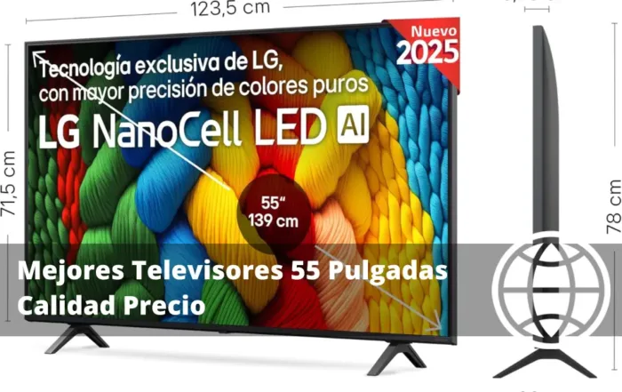 Mejores Televisores 55 Pulgadas Calidad Precio
