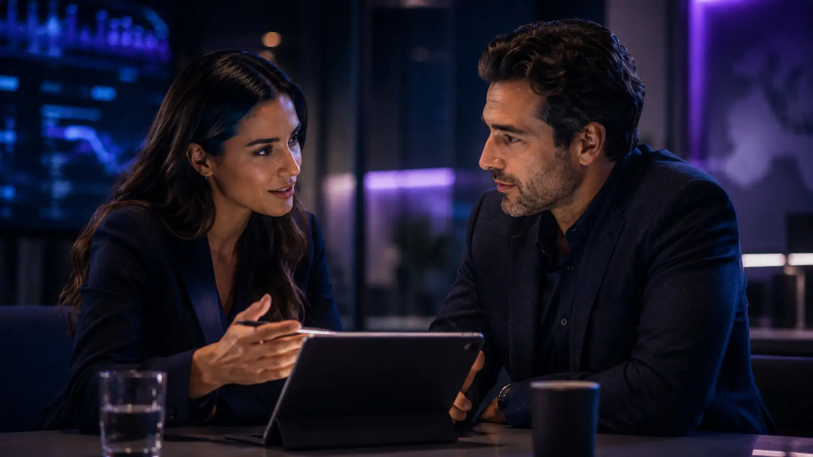 Conversación cercana y profesional entre consultor y cliente de MMDQ