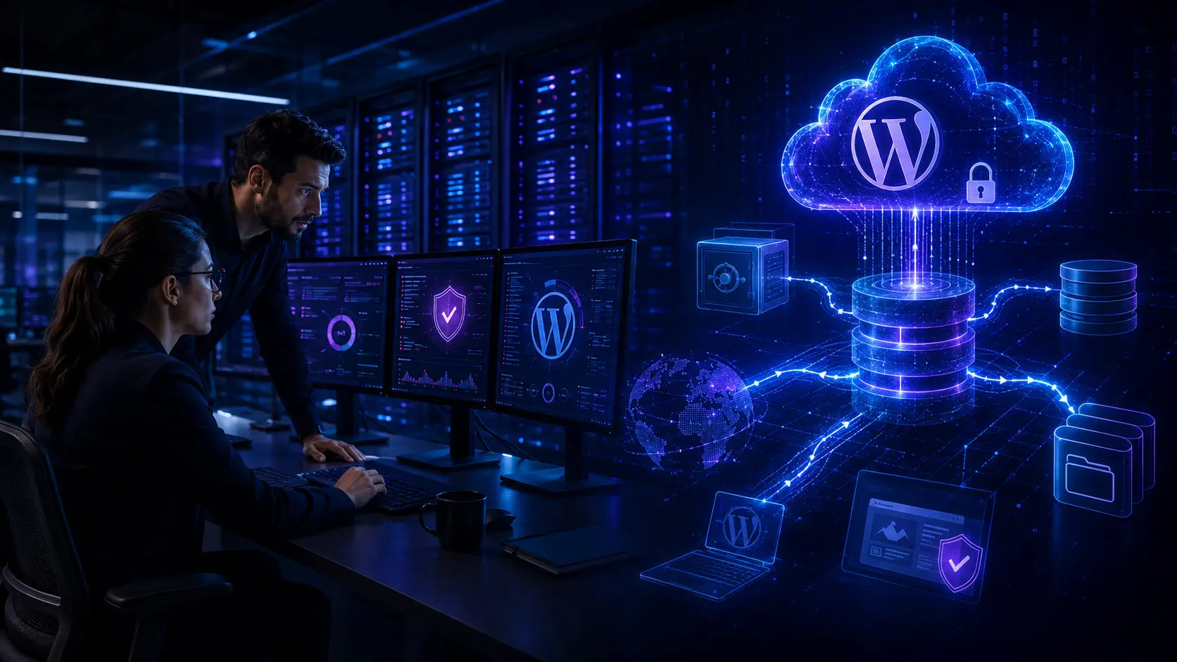 Backups seguros y recuperación de WordPress para empresas