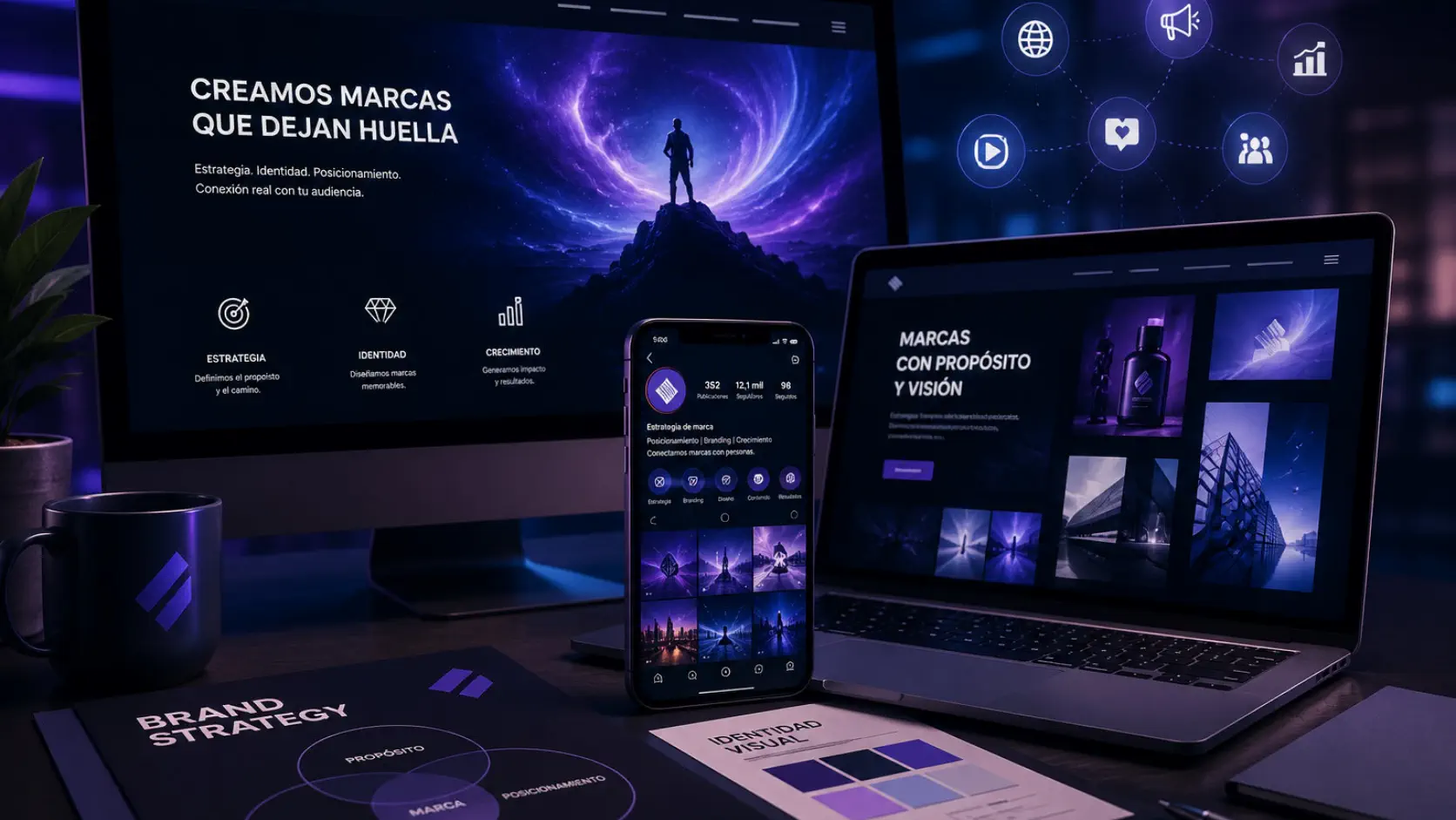 Branding digital para marcas en web y redes sociales
