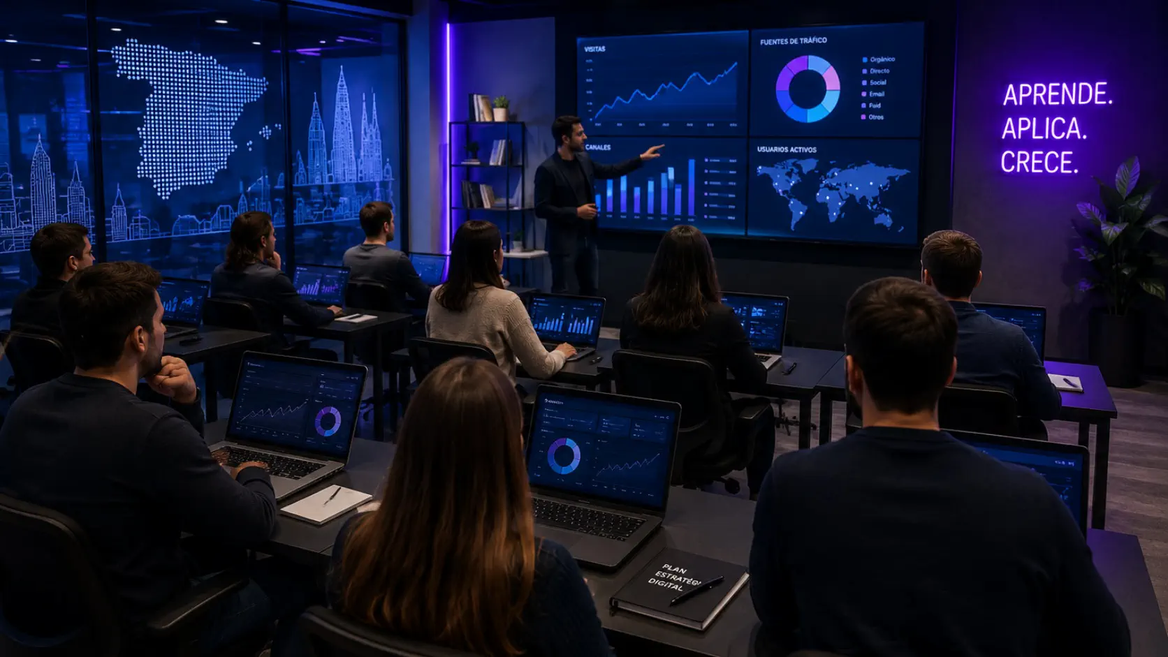 Centros de formación en marketing digital en España