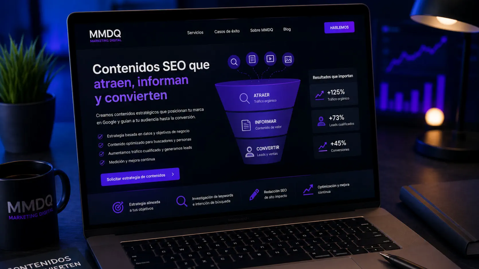 Contenidos SEO orientados a conversión y captación de clientes