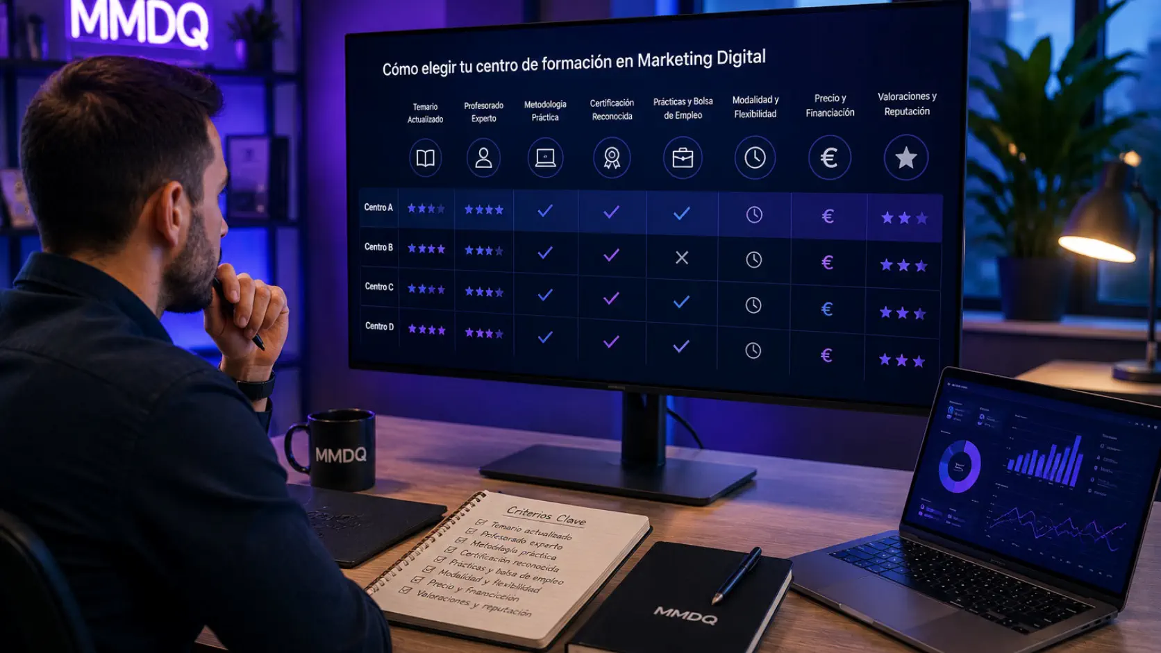 Cómo elegir un centro de formación en marketing digital