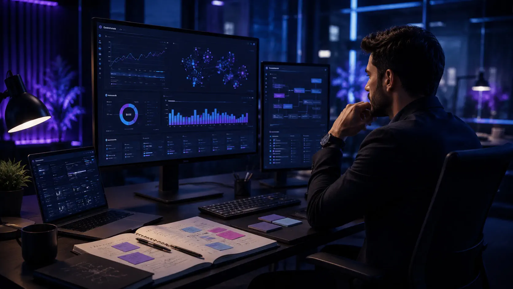 Estrategia de contenidos SEO con dashboards, planificación editorial y análisis de palabras clave