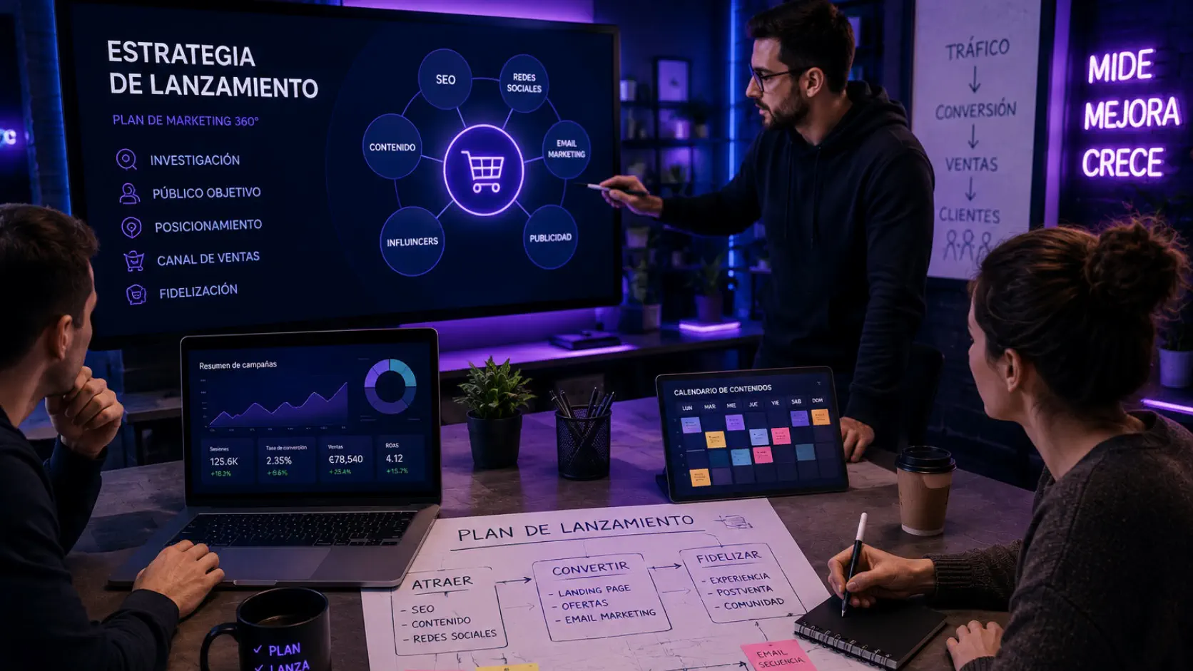 Marketing digital para lanzar una tienda nueva
