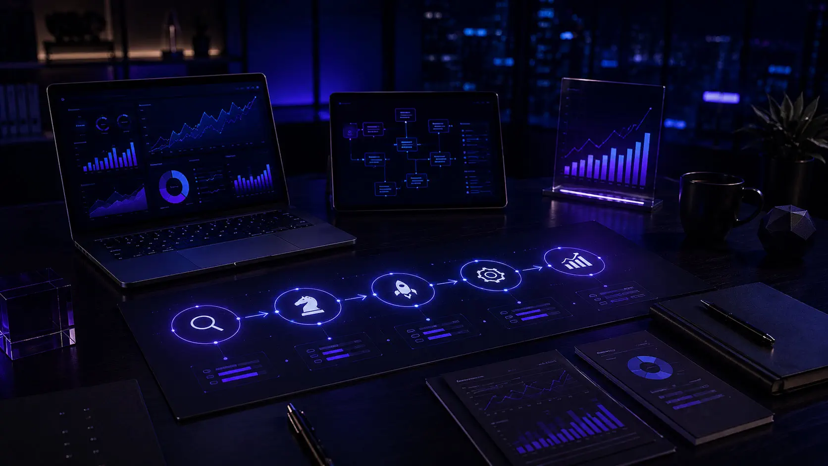 Sistema de trabajo del Método MMDQ para ordenar estrategia digital