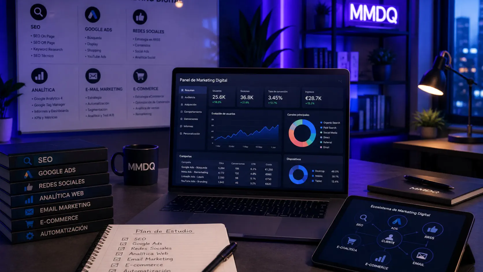 Temarios y herramientas de formación en marketing digital
