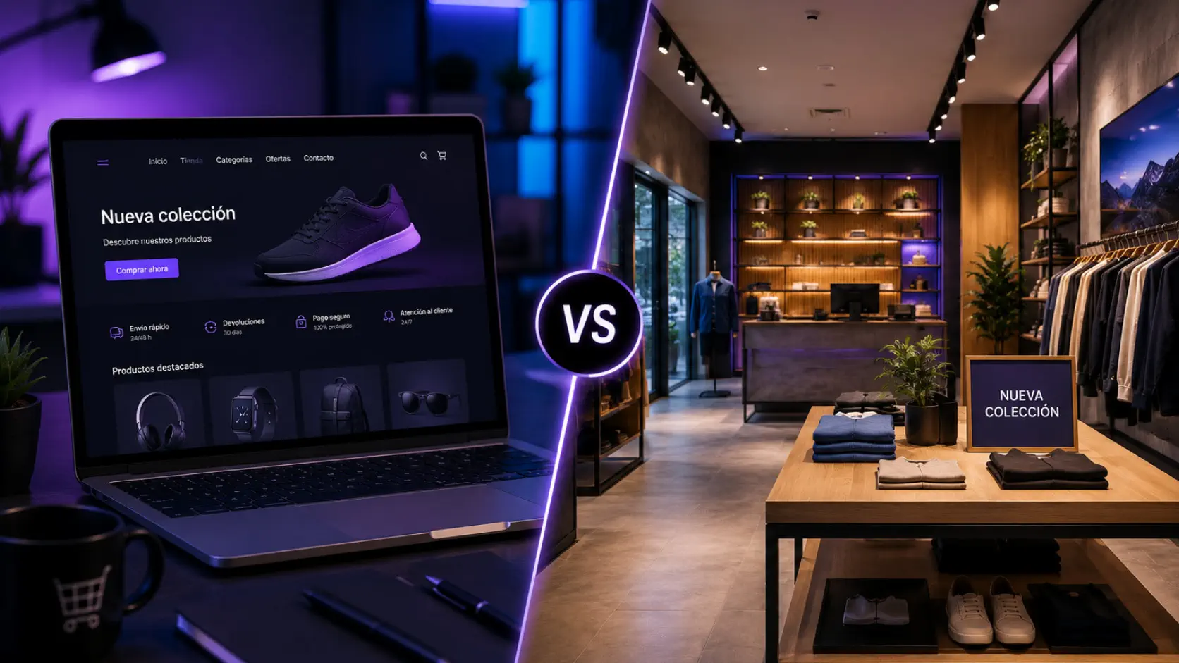 Diferencias entre montar una tienda online y una tienda física