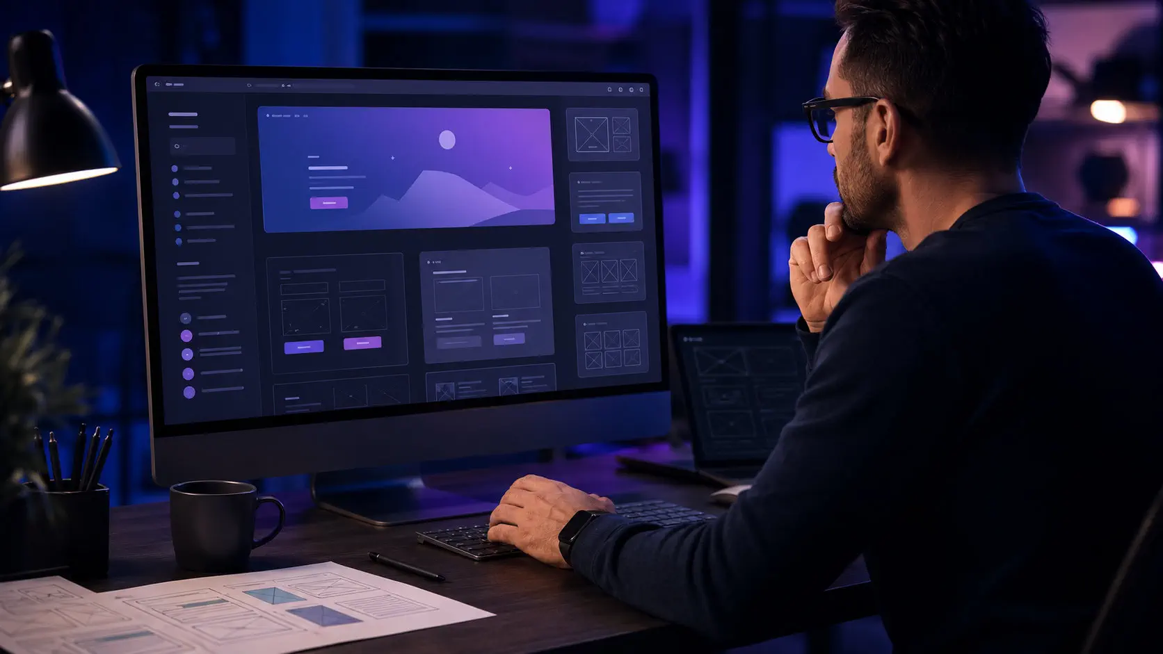 Diseño UX UI para landing page profesional